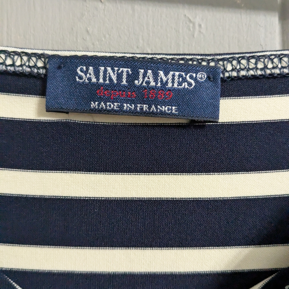 Saint James Classic Striped Mini Dress - Picture 4 of 5